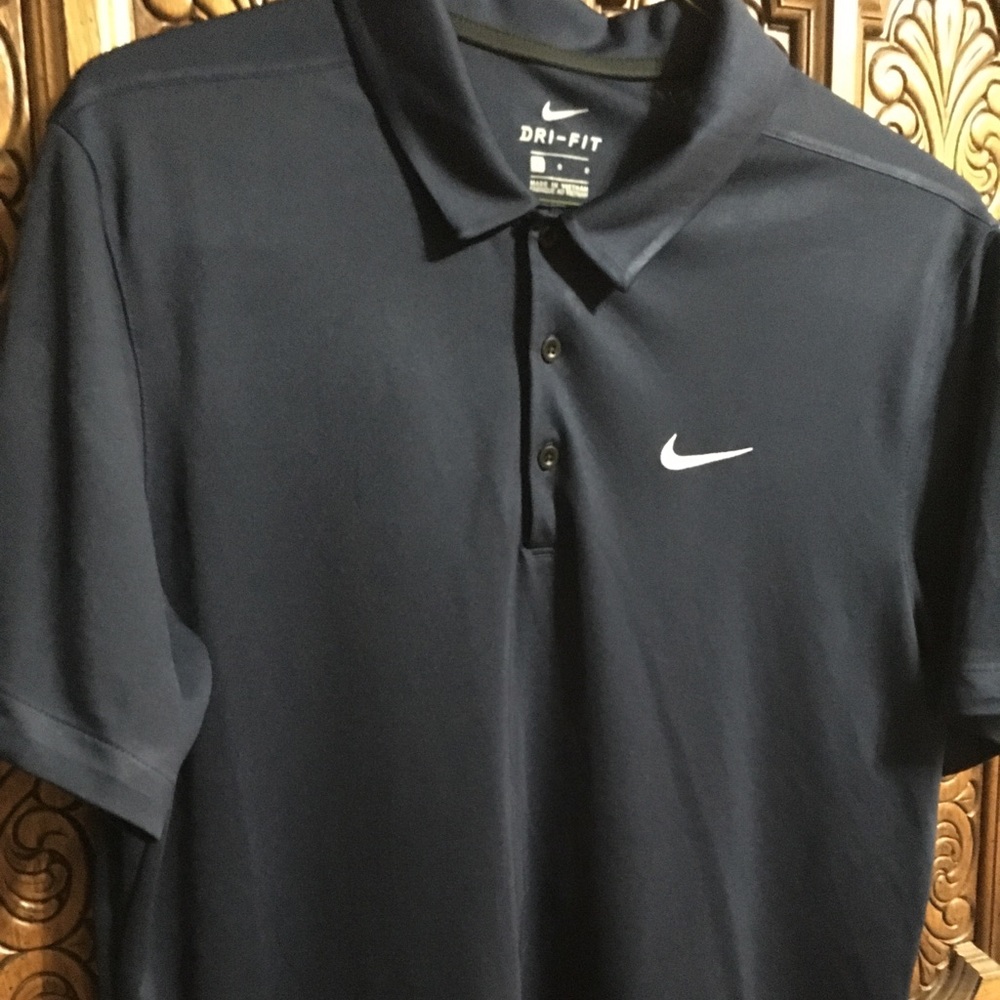 Mens Navy Blue Nike Shirt